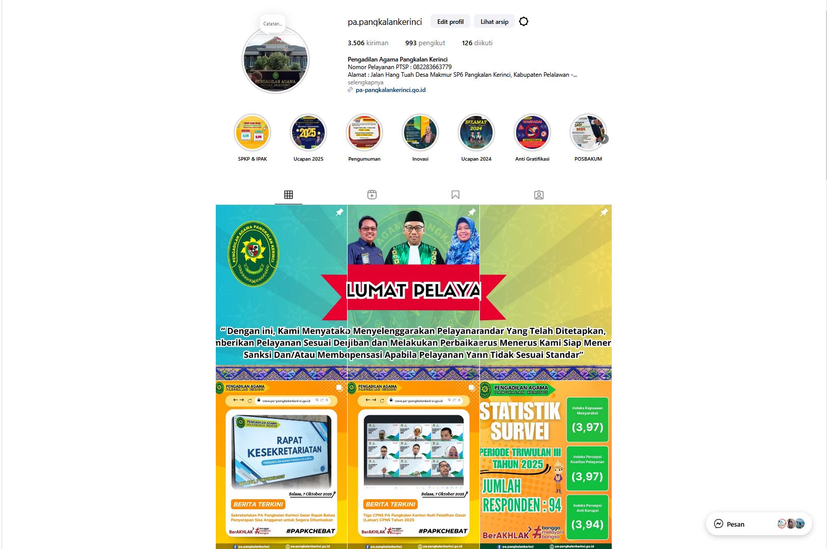 IG Oktober 2025