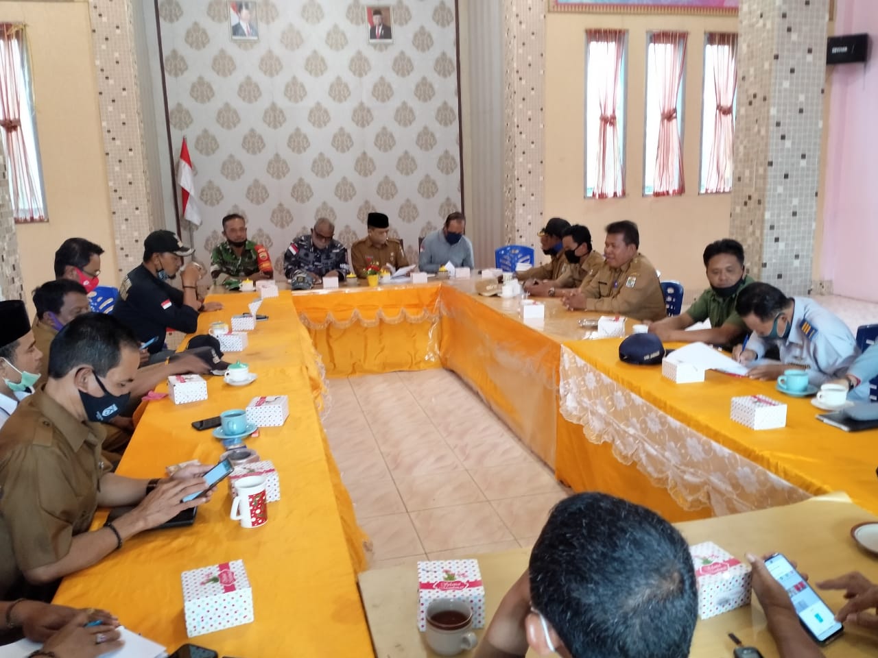 Pak Abu Bakar perwakilan PA Pangkalan Kerinci menghadiri acara Rapat Koordinasi Kecamatan 2