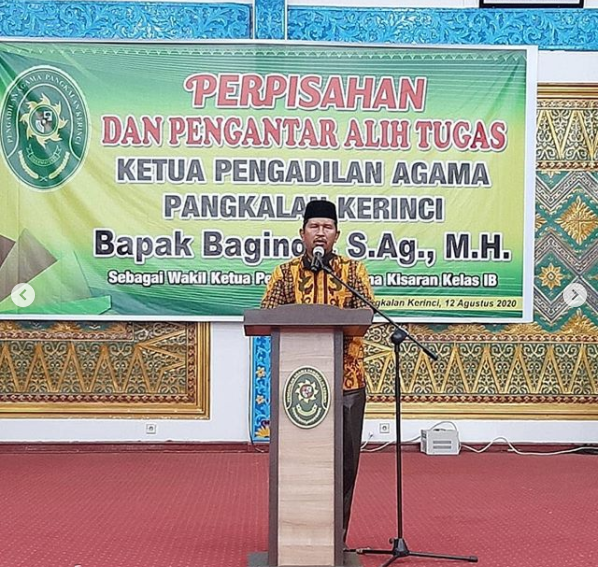 Perpisahan dan pengantar alih tugas pak baginda 2