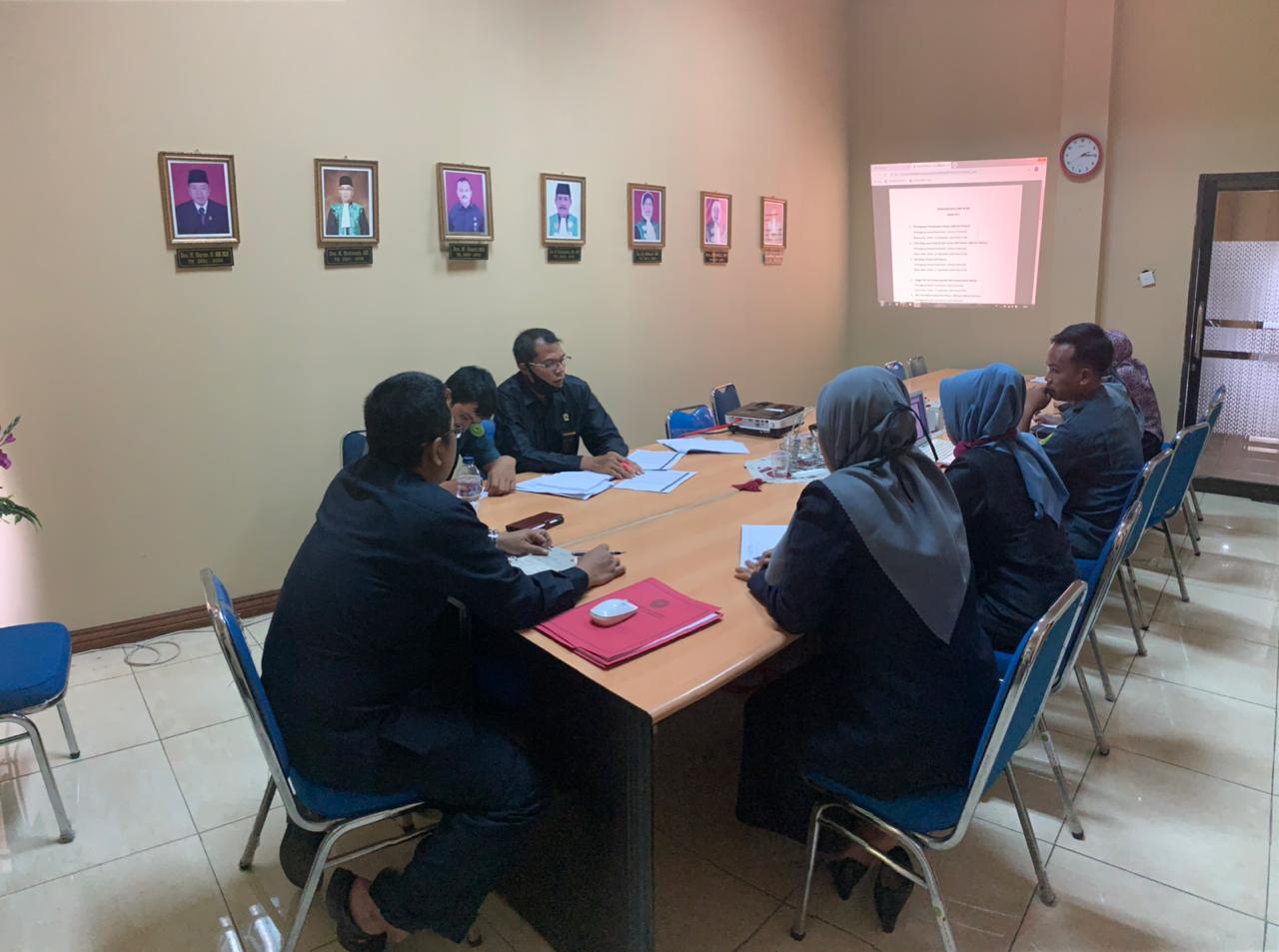 Rapat Monitoring dan Evaluasi di Bidang Kepaniteraan bulan September 1